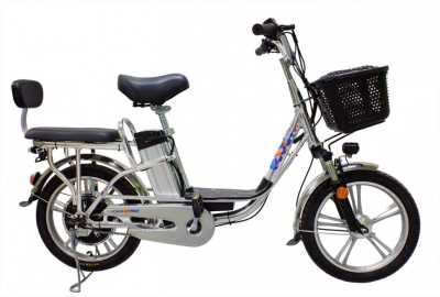 Электровелосипед GreenCamel (ГринКэмел) Транк-18 (R18 350W 48V 10Ah) Алюм Серебристый