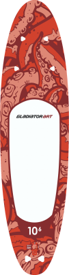 Надувная доска для sup - бординга Gladiator (Гладиатор) OCTOPUS 10.6 (2021) - купить с доставкой, по выгодной цене в интернет-магазине Мототека