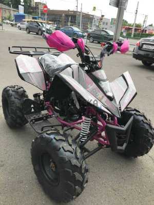 Квадроцикл детский Motax (Мотакс) ATV T - Rex Super LUX 125 чёрный/фиолетовый (машинокомплект) - купить с доставкой, цены в интернет-магазине Мототека