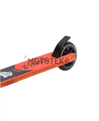 Самокат трюковый Novatrack (Новатрак) WOLF EL, 100 мм чёрно-оранжевый - купить с доставкой, по выгодной цене в интернет-магазине Мототека