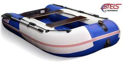 Лодка ПВХ Hunterboat Стелс 275 АЭРО синий/белый - купить с доставкой, по выгодной цене в интернет-магазине Мототека