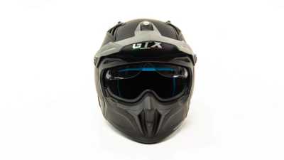 Шлем мото мотард GTX 690 (S) #7 SOLID MATT BLACK - купить с доставкой, цены в интернет-магазине Мототека