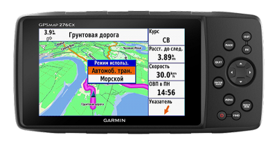 навигатор Garmin (Гармин) GPSMAP 276CX GPS | Мототека