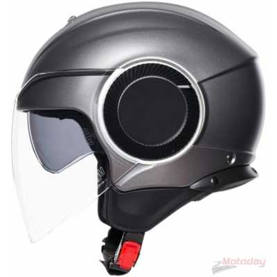 Шлем мото открытый AGV (АГВ) ORBYT MONO Matt Grey XS - купить с доставкой, цены в интернет-магазине Мототека