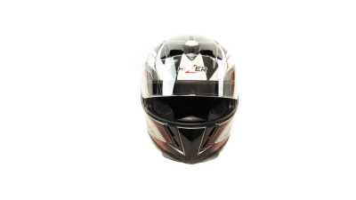 Шлем мото интеграл HIZER (Хайзер) J5311 (XL) #3 gray/white - купить с доставкой, цены в интернет-магазине Мототека