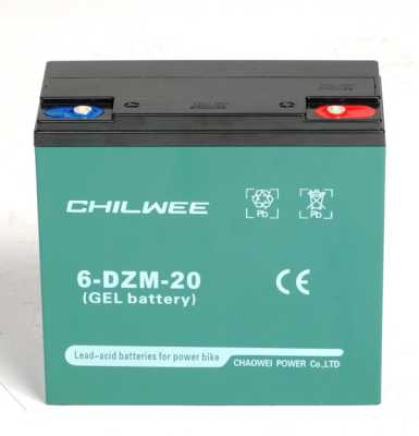 Аккумулятор CHILWEE (Чилви) 12V 6-DZM-20 GEL тяговый 20Ah | Мототека