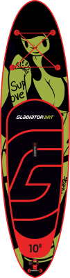 Надувная доска для sup - бординга Gladiator (Гладиатор) TATTOO 10.8 (2021) - купить с доставкой, по выгодной цене в интернет-магазине Мототека