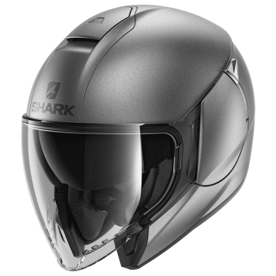 Шлем мото открытый Shark (Шарк) CITYCRUISER BLANK MAT Black XS - купить с доставкой, цены в интернет-магазине Мототека