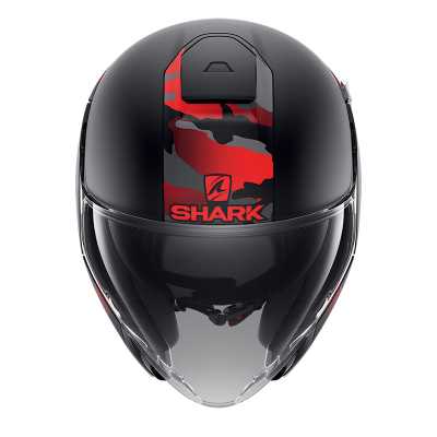 Шлем мото открытый Shark (Шарк) CITYCRUISER GENOM MAT Black/Silver/Anthracite XS - купить с доставкой, цены в интернет-магазине Мототека