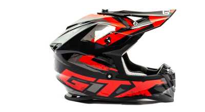 Шлем мото кроссовый GTX 633 (M) #10 BLACK/RED GREY - купить с доставкой, цены в интернет-магазине Мототека