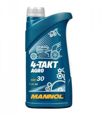7203 Mannol (Маннол) 4 - TAKT AGRO SAE 30 1 л. Минеральное моторное масло для садовой техники