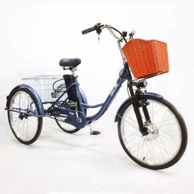 Электровелосипед GreenCamel (ГринКэмел) Трайк-24 (R24 500W 48V 15Ah) Красный