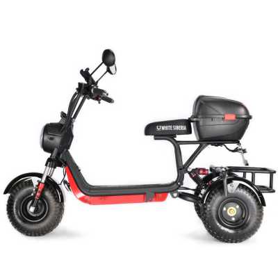 Электротрицикл White Siberia (Белая Сибирь) TRIKE MINI BLACK 1500W | Мототека