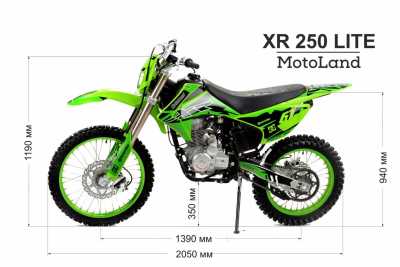 Мотоцикл кроссовый / эндуро MIC (Made in China) XR 250 LITE (2020) - купить с доставкой, по выгодной цене в интернет-магазине Мототека