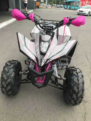 Квадроцикл детский Motax (Мотакс) ATV T - Rex Super LUX 125 чёрный/фиолетовый (машинокомплект) - купить с доставкой, цены в интернет-магазине Мототека