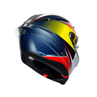 Шлем мото интеграл AGV (АГВ) CORSA R MULTI Supersport Blue/Red/Yellow L - купить с доставкой, цены в интернет-магазине Мототека