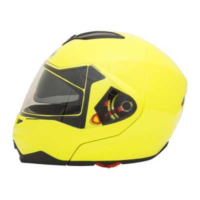Шлем модуляр GSB G - 339 FLUO YELLOW - купить с доставкой, цены в интернет-магазине Мототека
