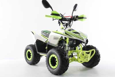 Квадроцикл детский Motax (Мотакс) ATV Mikro 110 белый/зелёный (машинокомплект) - купить с доставкой, цены в интернет-магазине Мототека