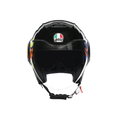 Шлем мото открытый AGV (АГВ) ORBYT TOP Sun&Moon 46 Black S - купить с доставкой, цены в интернет-магазине Мототека