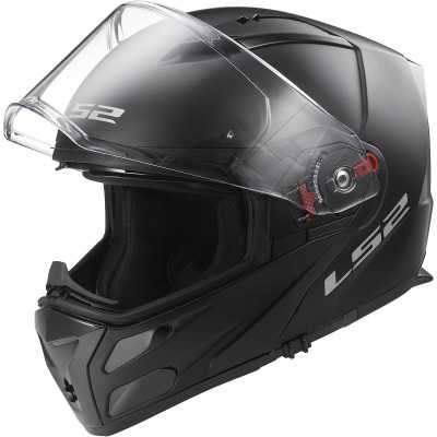 Шлем мото модуляр LS2 (ЛС2) FF324 Metro Evo Black Matt