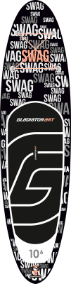 Надувная доска для sup - бординга Gladiator (Гладиатор) SWAG 10.6 - купить с доставкой, по выгодной цене в интернет-магазине Мототека