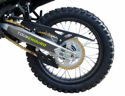 Мотоцикл кроссовый / эндуро Regulmoto (Регулмото) TE (Tour Enduro) PR, 6 скоростей Черный/зеленый с ПТС - купить с доставкой, по выгодной цене в интернет-магазине Мототека