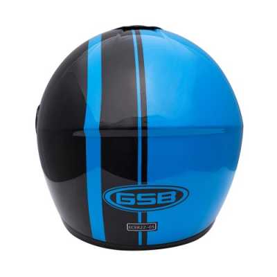 Шлем интеграл GSB G - 349 BLACK&BLUE - купить с доставкой, цены в интернет-магазине Мототека