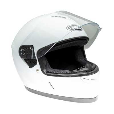 Шлем интеграл GSB G - 349 SILVER GLOSSY - купить с доставкой, цены в интернет-магазине Мототека