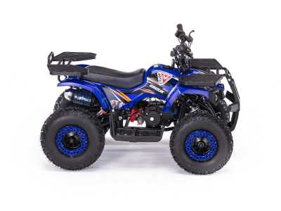 Квадроцикл детский Motax (Мотакс) Grizlik X16 ES BW чёрный/синий (машинокомплект) - купить с доставкой, цены в интернет-магазине Мототека