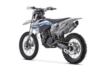 Мотоцикл кроссовый / эндуро Zuumav (Зуумав) CR300P белый/синий - купить с доставкой, по выгодной цене в интернет-магазине Мототека