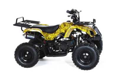 Квадроцикл детский Motax (Мотакс) ATV Mini Grizlik X - 16 [мех] жёлтый камуфляж (машинокомплект) - купить с доставкой, цены в интернет-магазине Мототека