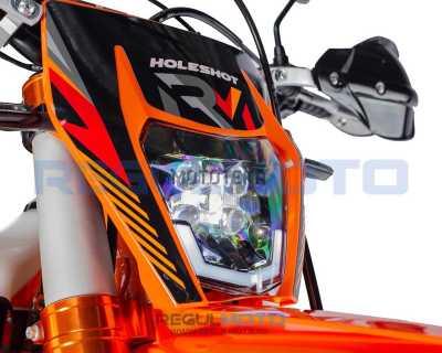 Мотоцикл кроссовый / эндуро Regulmoto (Регулмото) Holeshot оранжевый с ПТС - купить с доставкой, по выгодной цене в интернет-магазине Мототека