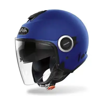 Шлем мото открытый Airoh (Айрох) HELIOS COLOR Blue Matt XS - купить с доставкой, цены в интернет-магазине Мототека