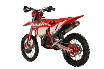Мотоцикл кроссовый / эндуро Hasky (Хаски) F6 PRO 174NB красный/белый - купить с доставкой, по выгодной цене в интернет-магазине Мототека