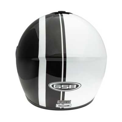 Шлем интеграл GSB G - 349 BLACK&WHITE - купить с доставкой, цены в интернет-магазине Мототека