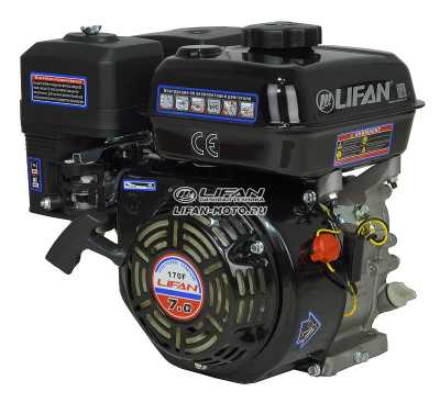 Двигатель LIFAN (Лифан) 170F D20 - купить с доставкой, по выгодной цене в интернет-магазине Мототека