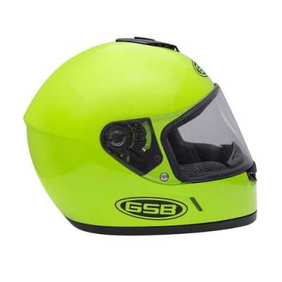 Шлем интеграл GSB G - 349 BLACK&GREEN - купить с доставкой, цены в интернет-магазине Мототека