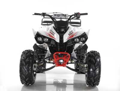 Квадроцикл детский Motax (Мотакс) ATV Raptor - LUX 125 белый/красный (машинокомплект) - купить с доставкой, цены в интернет-магазине Мототека