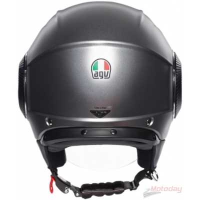 Шлем мото открытый AGV (АГВ) ORBYT MONO Matt Grey XS - купить с доставкой, цены в интернет-магазине Мототека