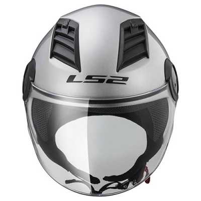 Шлем открытый LS2 (ЛС2) OF562 Airflow Silver - купить с доставкой, цены в интернет-магазине Мототека