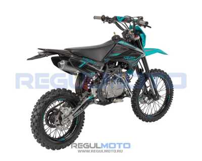 Питбайк Regulmoto (Регулмото) SEVEN MEDALIST PRO 49cc (150) 17/14 чёрный/синий - купить с доставкой, по выгодной цене в интернет-магазине Мототека