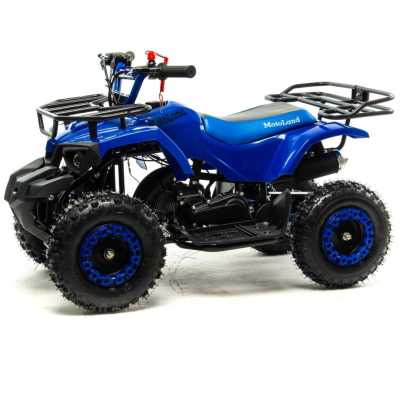 Квадроцикл детский MotoLand (Мотолэнд) VOX50E SCORPION синий (машинокомплект) - купить с доставкой, цены в интернет-магазине Мототека