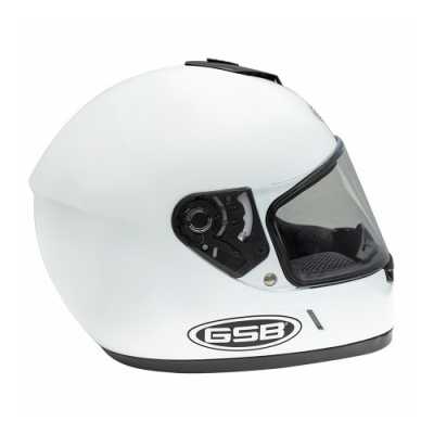 Шлем интеграл GSB G - 349 BLACK&WHITE - купить с доставкой, цены в интернет-магазине Мототека