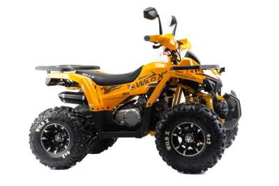 Квадроцикл детский MotoLand (Мотолэнд) VOX125 WILD X PRO А желтый (машинокомплект) - купить с доставкой, цены в интернет-магазине Мототека
