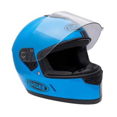 Шлем интеграл GSB G - 349 BLACK&BLUE - купить с доставкой, цены в интернет-магазине Мототека