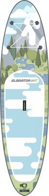 Надувная доска для sup - бординга Gladiator (Гладиатор) FOREST 10.8 (2021) - купить с доставкой, по выгодной цене в интернет-магазине Мототека