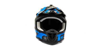 Шлем мото кроссовый GTX 633 (XL) #9 BLACK/BLUE GREY - купить с доставкой, цены в интернет-магазине Мототека