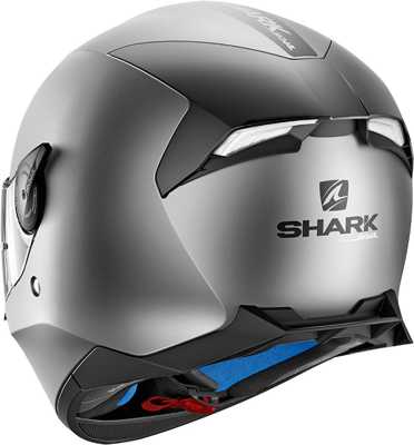 Шлем мото интеграл Shark (Шарк) SKWAL 2 BLANK MAT WHT LED Grey XS - купить с доставкой, цены в интернет-магазине Мототека