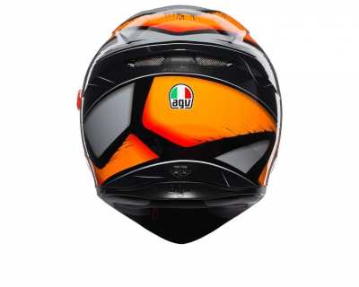 Шлем мото интеграл AGV (АГВ) K-3 SV MULTI Liquefy Black/Orange XXL - купить с доставкой, цены в интернет-магазине Мототека