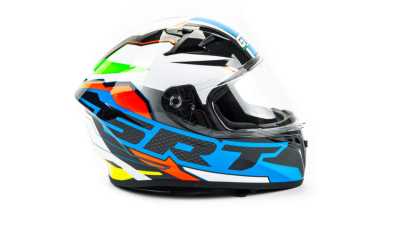 Шлем мото интеграл GTX 578 (L) #2 BLACK/ ORANGE GREEN - купить с доставкой, цены в интернет-магазине Мототека